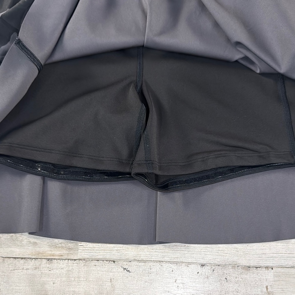 Athleta Match Point Black Camouflage Women's Skort with built in shorts - Picture 7 of 15